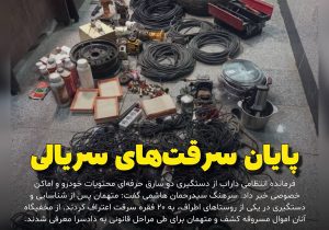 پایان دستبردهای سریالی در داراب؛ دستگیری ۲ سارق و شناسایی ۲۰ مالباخته